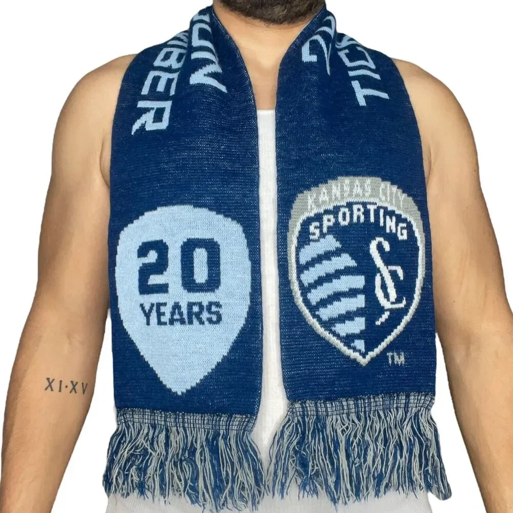Sporting Kansas City Scarf 2015 Season Ticket Holder 20 Years Scarf